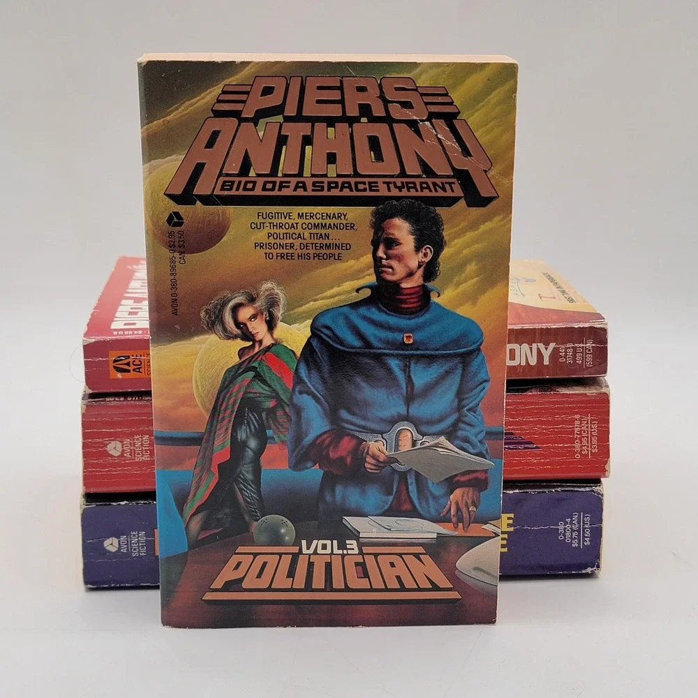 Piers‎ Anthony Sci-Fi Lot 4 Paperback Politician Hard Sell Mute Battle Circle
